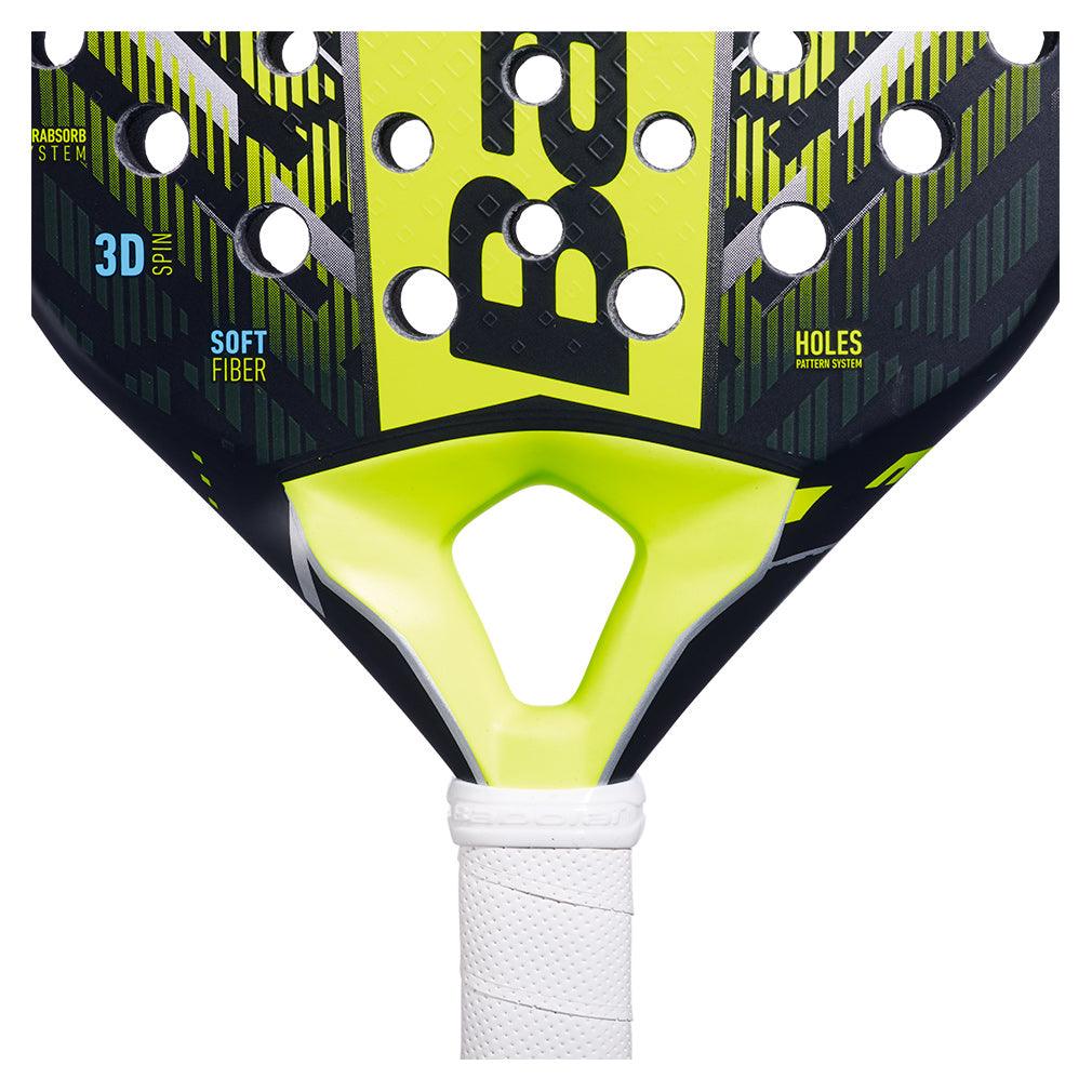 Vertuo 2.5 Padel Racquet - Professional Black & Yellow Paddle Tennis Racket for Adults - Perfect for Outdoor & Indoor Court Play, Training & Competitive Matches