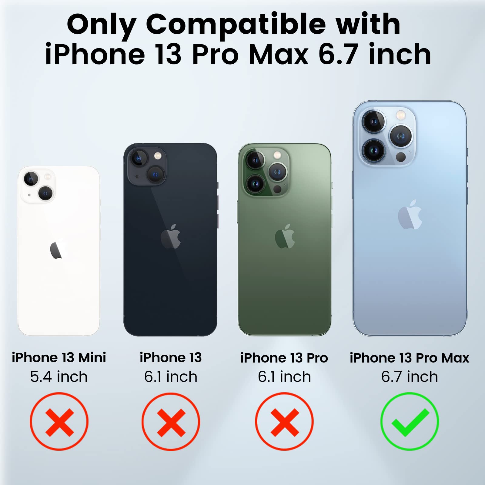 **Caka Magnetic Protective Phone Case for iPhone 13 Pro Max & 12 Pro Max - Built-in 360° Rotating Ring Kickstand, Camera Cover & Stand - Black | Perfect for Work, Travel & Everyday Use**