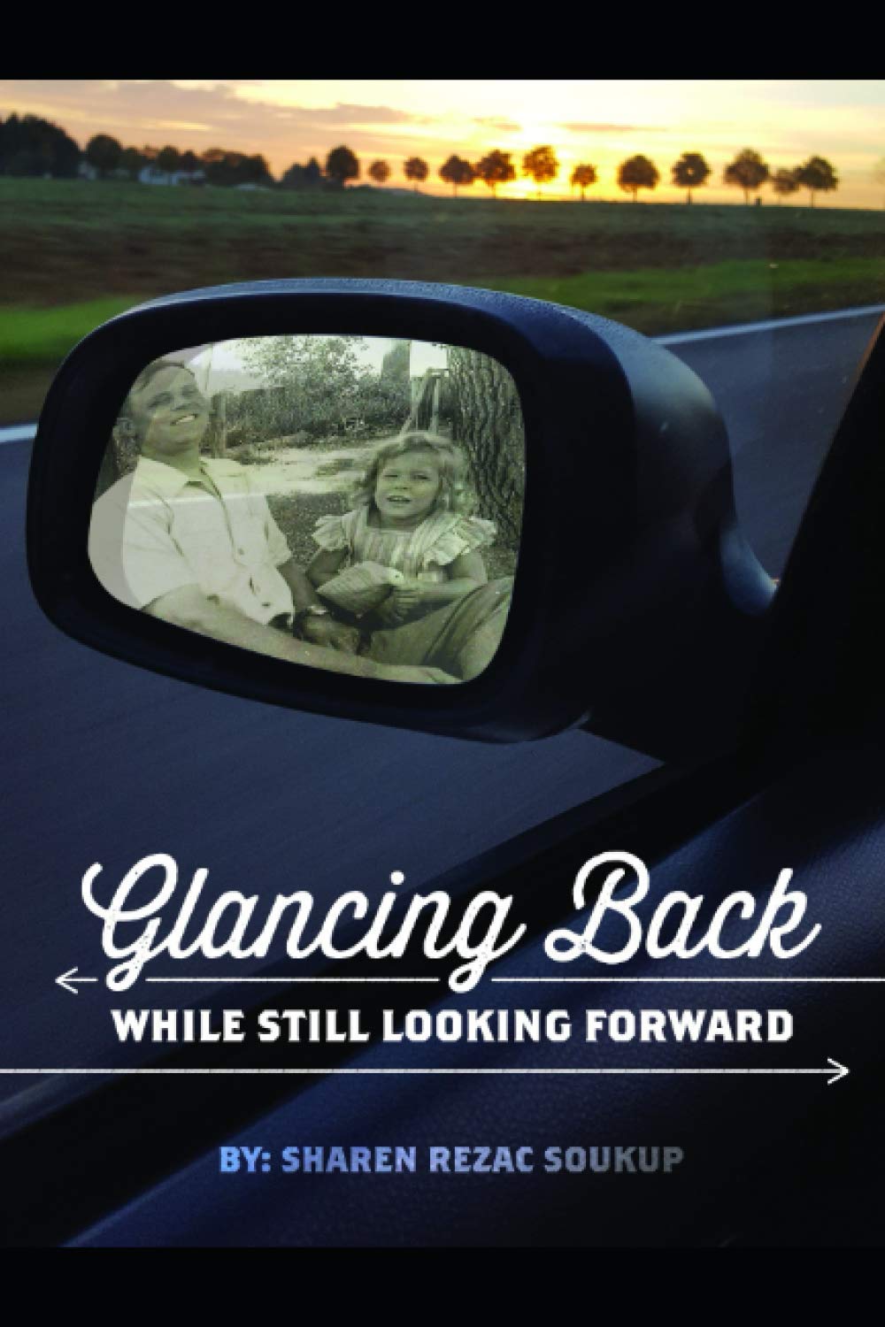 Glancing Back While Still Looking Forward - Motivational Wall Art for Home & Office Decor - Perfect for Living Rooms, Bedrooms, and Workspaces