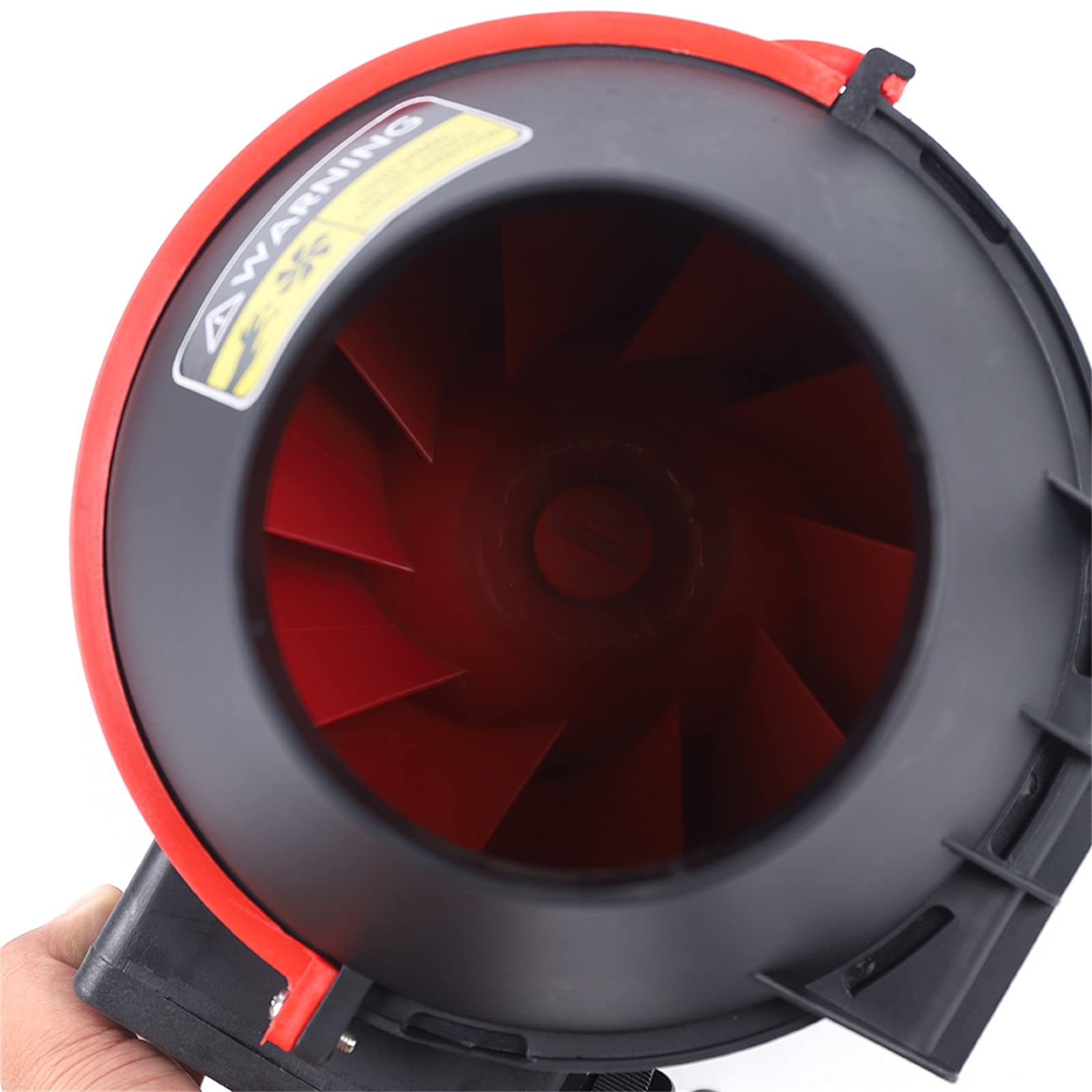4 Inch 310CFM Inline Duct Ventilation Fan - High Power Exhaust Blower for Kitchen, Greenhouse, Grow Tent, Bathroom & BBQ Shop | Quiet Air Duct Fan for Home & Commercial Ventilation | Black
