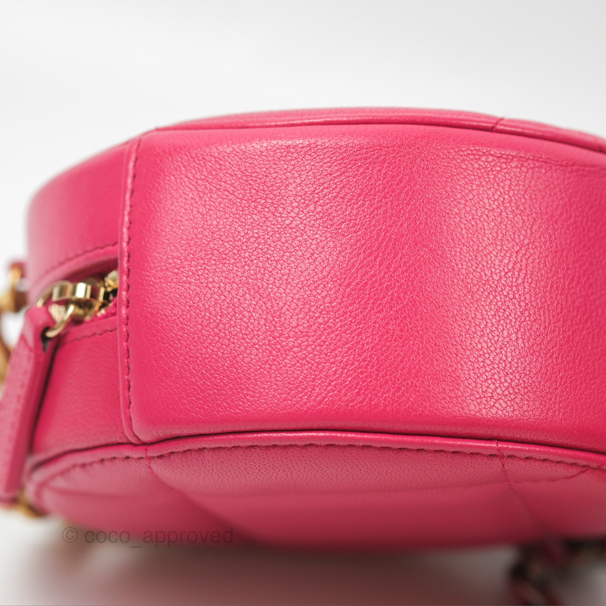 Chanel 19 Round Clutch with Chain - Dark Pink Mixed Hardware Crossbody Bag for Women | Luxury Evening Purse for Parties, Dinner Dates & Special Occasions