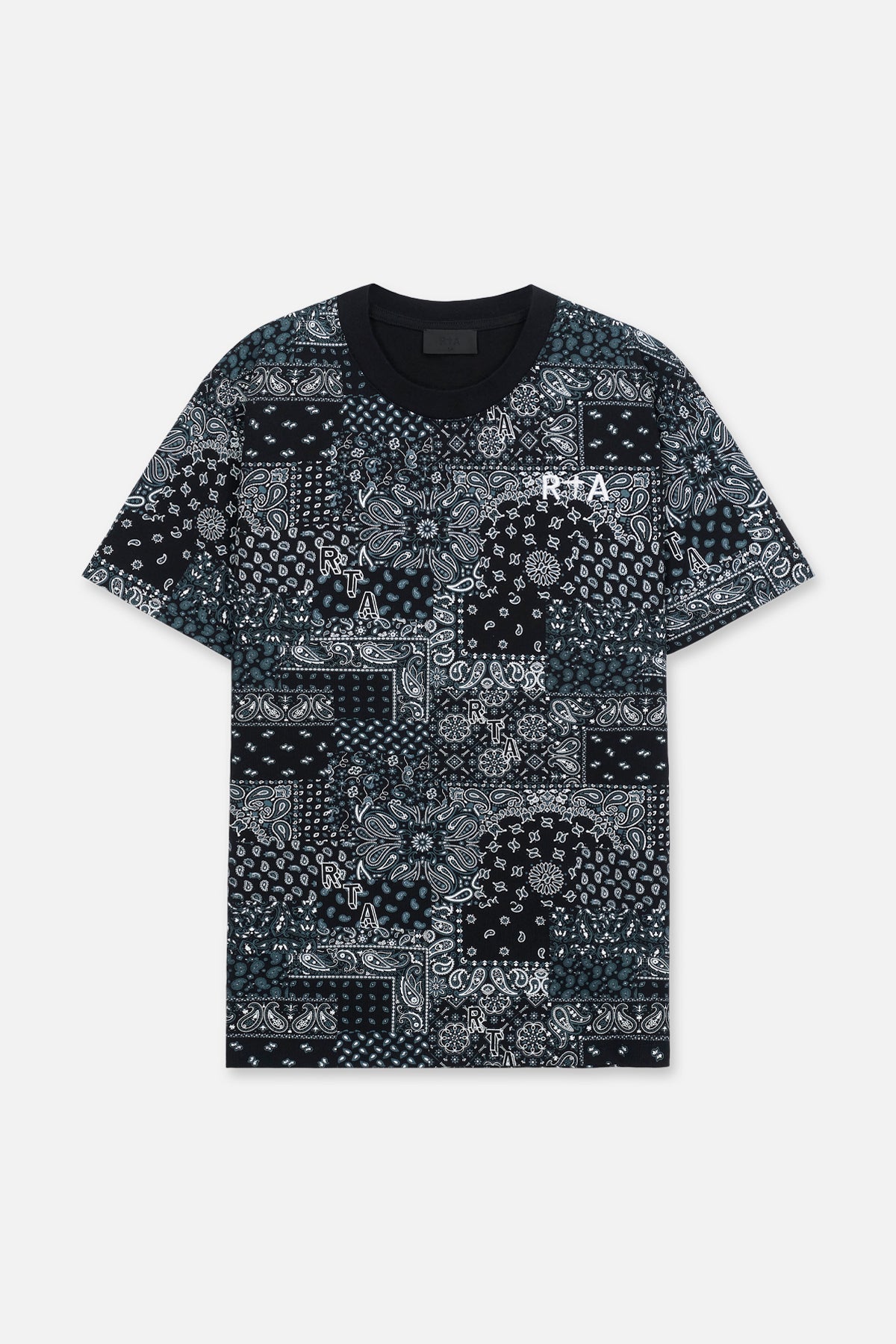 LIAM TEE | Black Ready-to-Assemble Bandana - Stylish & Comfortable for Outdoor Activities, Concerts, and Everyday Wear