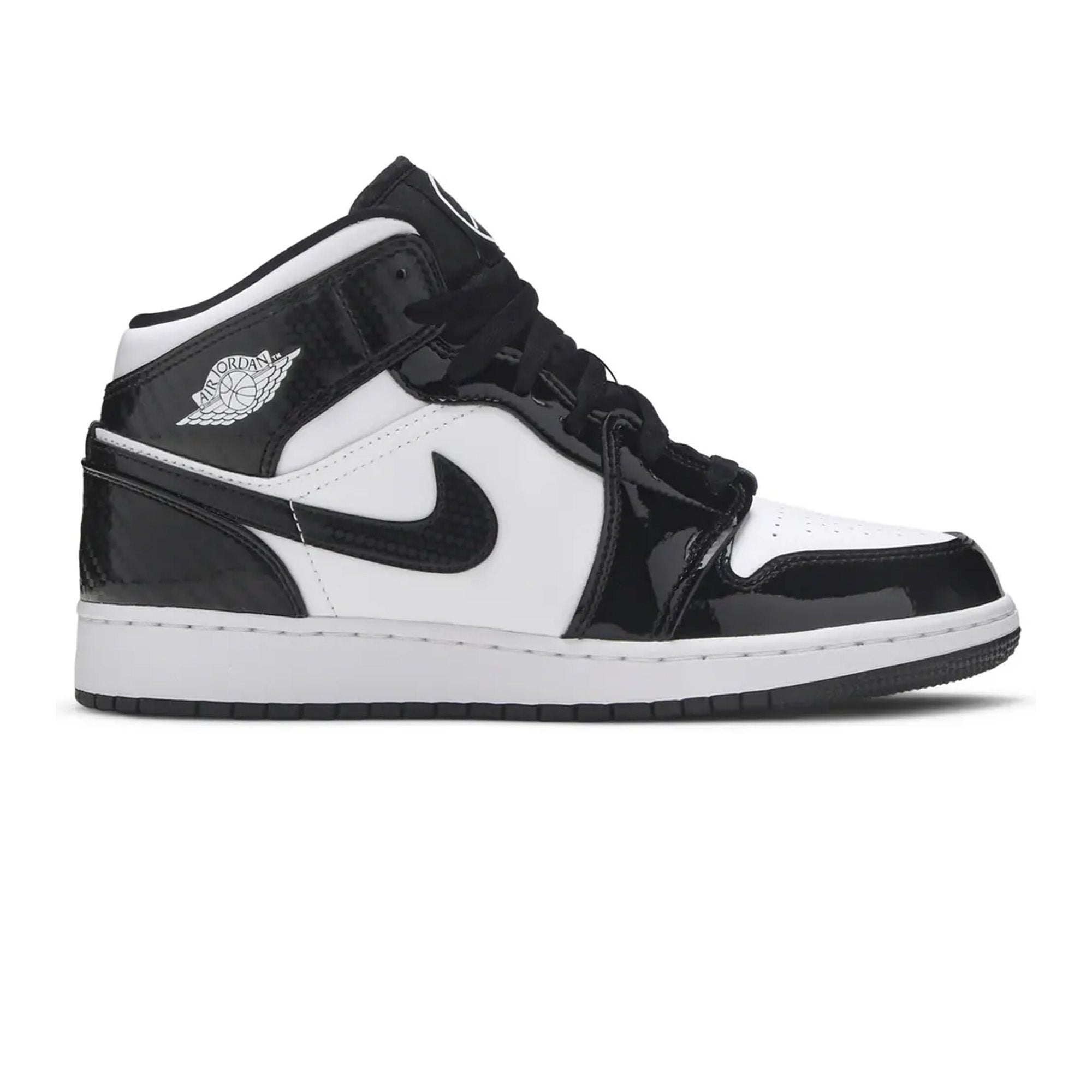 Air Jordan 1 Mid 'Carbon Fiber All Star' GS Basketball Shoes - Stylish Sneakers for Women & Girls - Perfect for Basketball, Streetwear & Casual Fashion