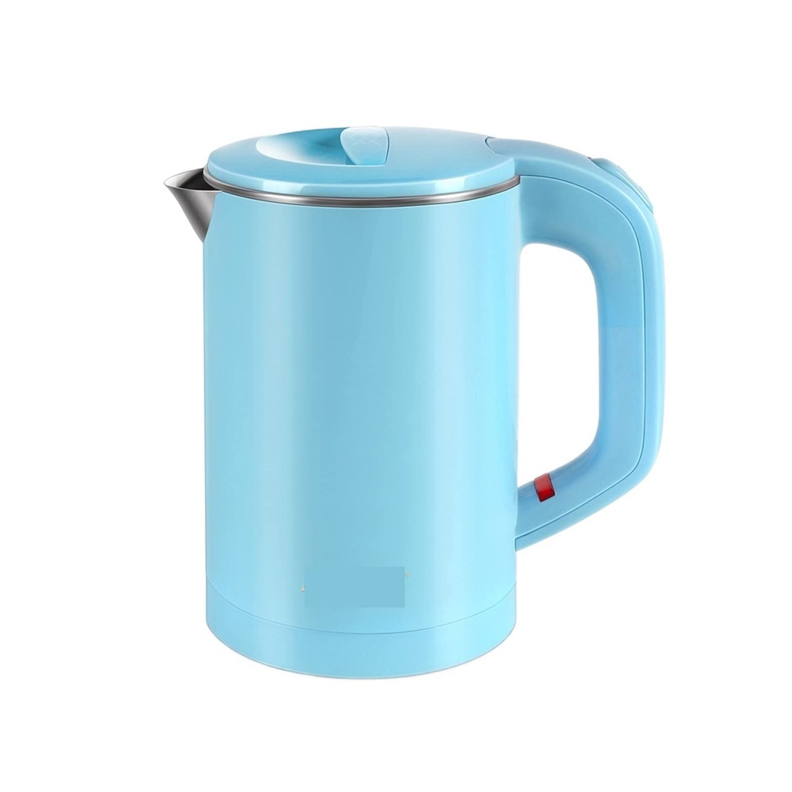 PENXZT 0.6L Stainless Steel Electric Travel Kettle - 800W Portable Cordless Water Boiler for Home, Office & Hotel Use | Fast Heating | Compact Design | AU Plug (SF2058-Blue) - Perfect for Travel, Camping & Dorm Rooms