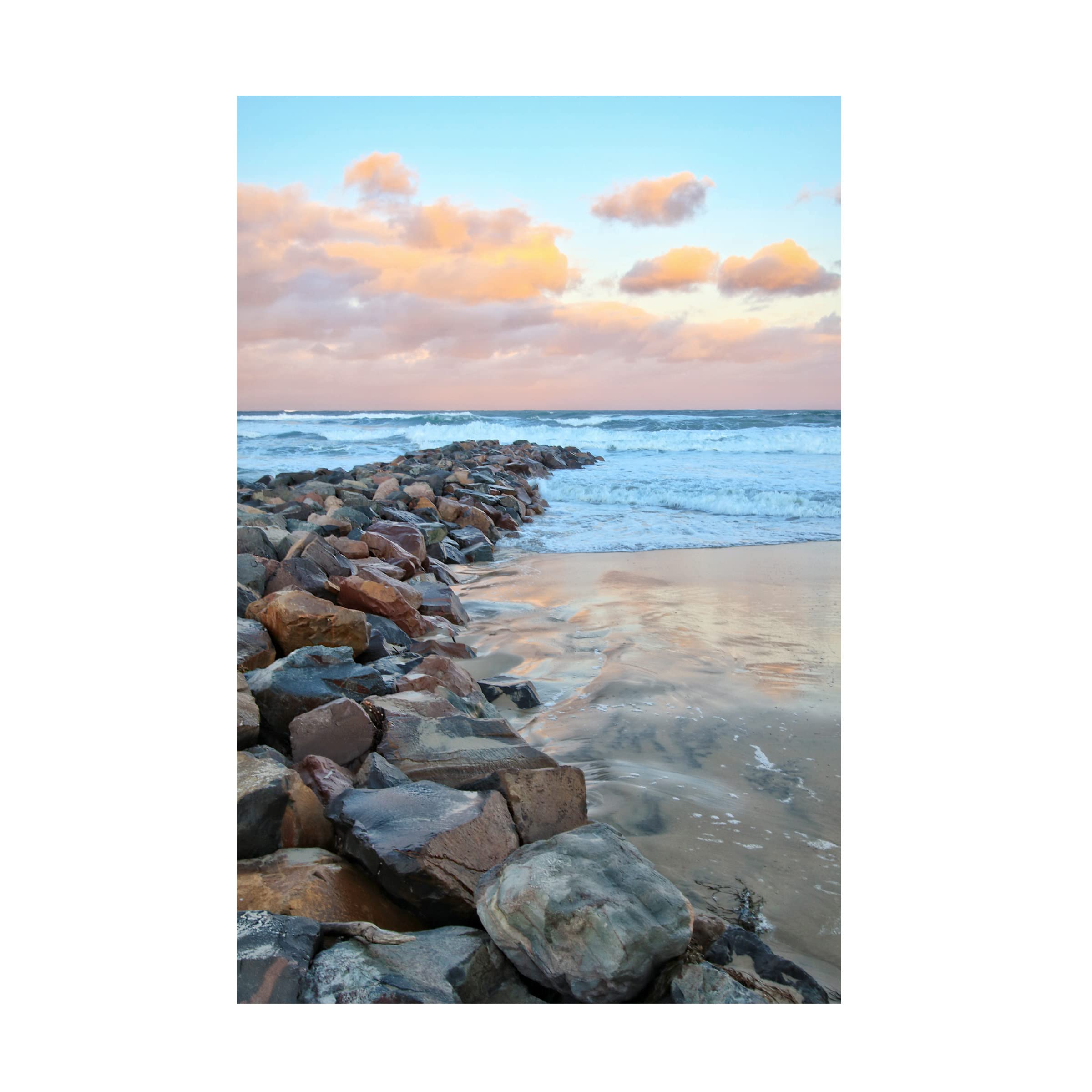 Trademark Fine Art 'Life is Better at the Beach 3' Canvas Wall Art Print by Beata Czyzowska Young - Coastal Decor for Living Room, Bedroom & Beach House