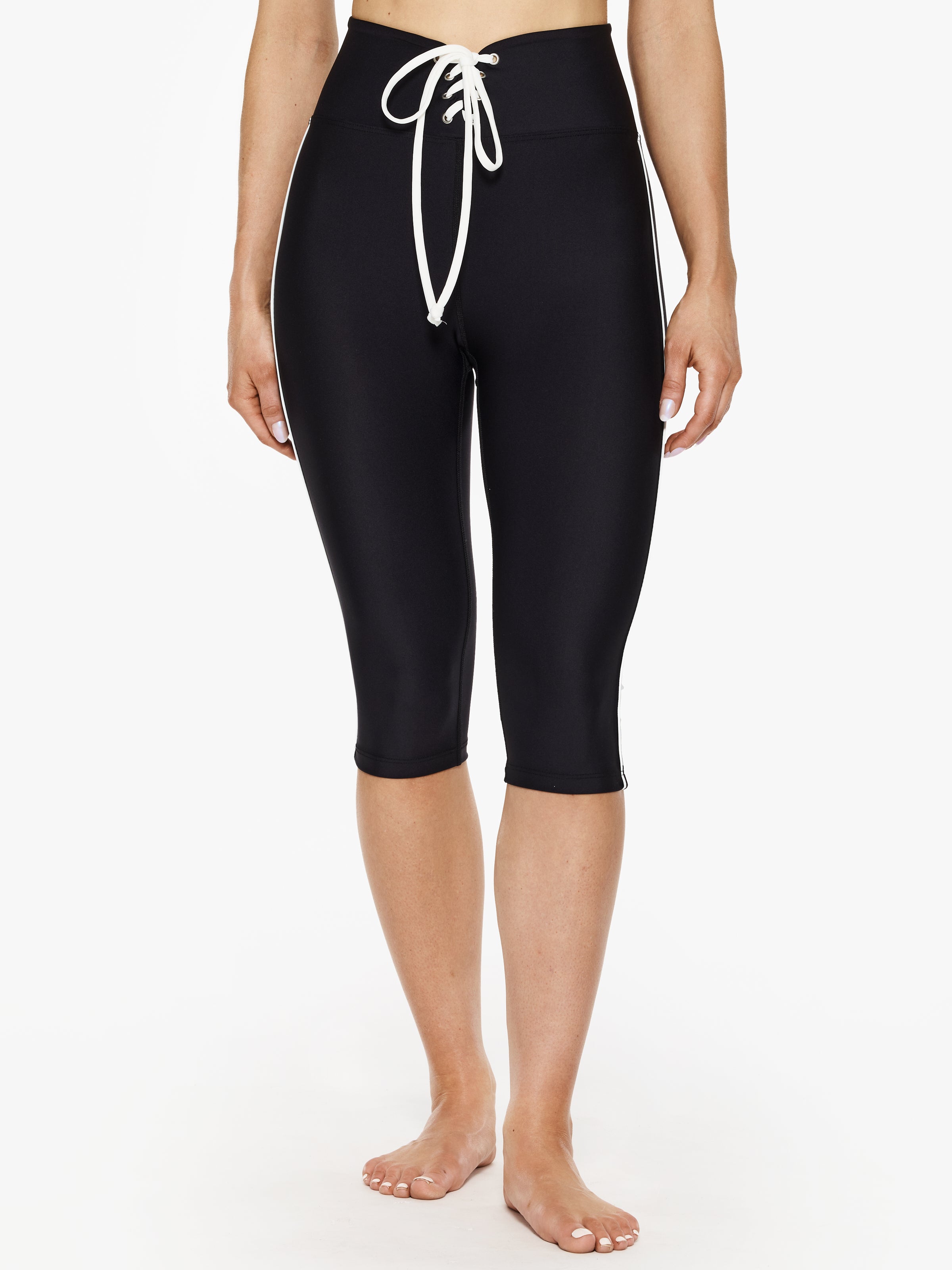 Year Of Ours Women's Football Capri Leggings - High Waisted Yoga Pants for Running, Workout & Gym - Perfect for Sports, Fitness & Casual Wear
