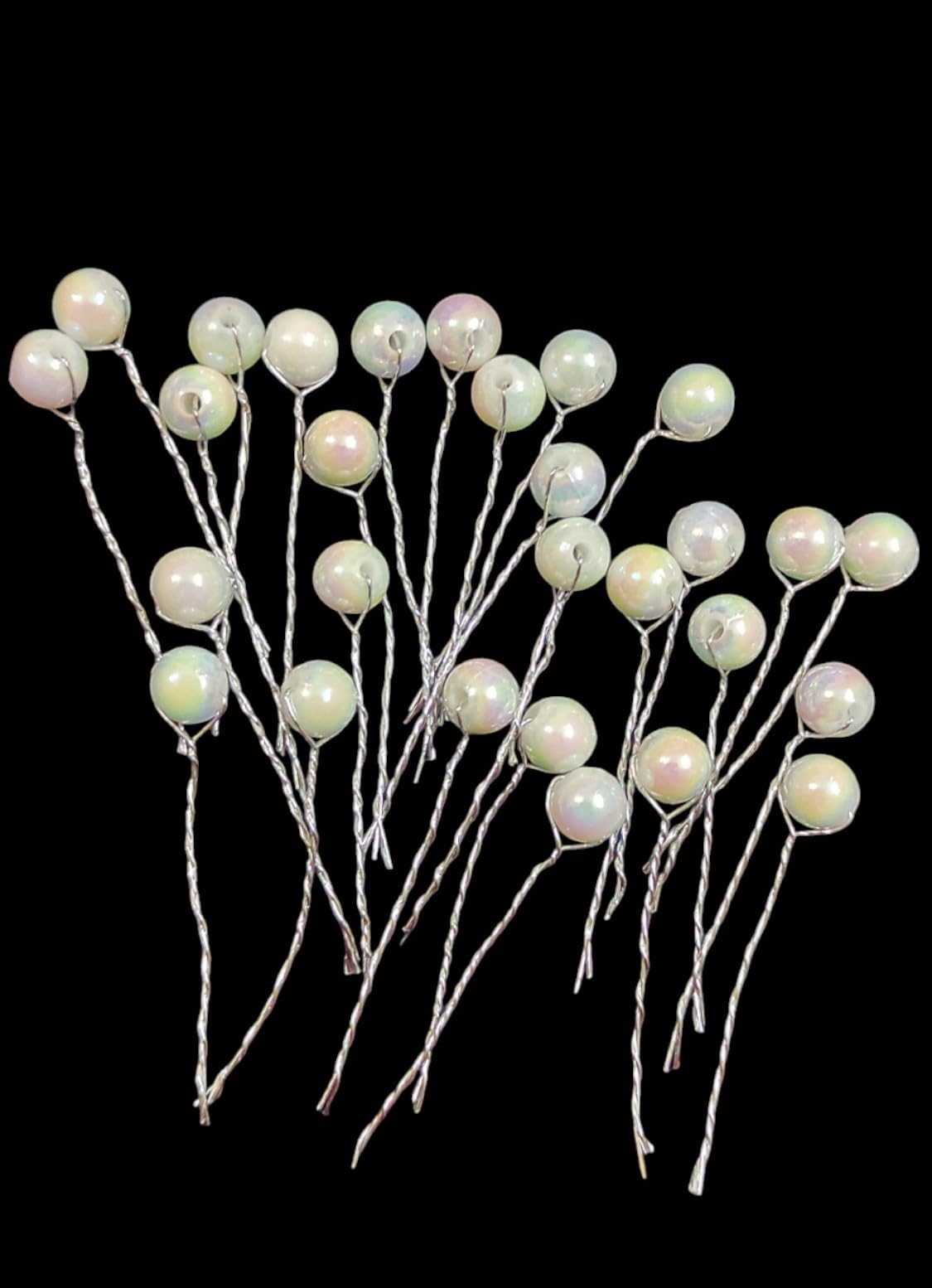 25 Pack Pearl Hair Pins for Wedding Hairstyles - Adjustable Hair Clips & Bridal Hair Accessories for Women & Girls (Shiny White) - Perfect for Bridal Parties, Prom & Special Occasions