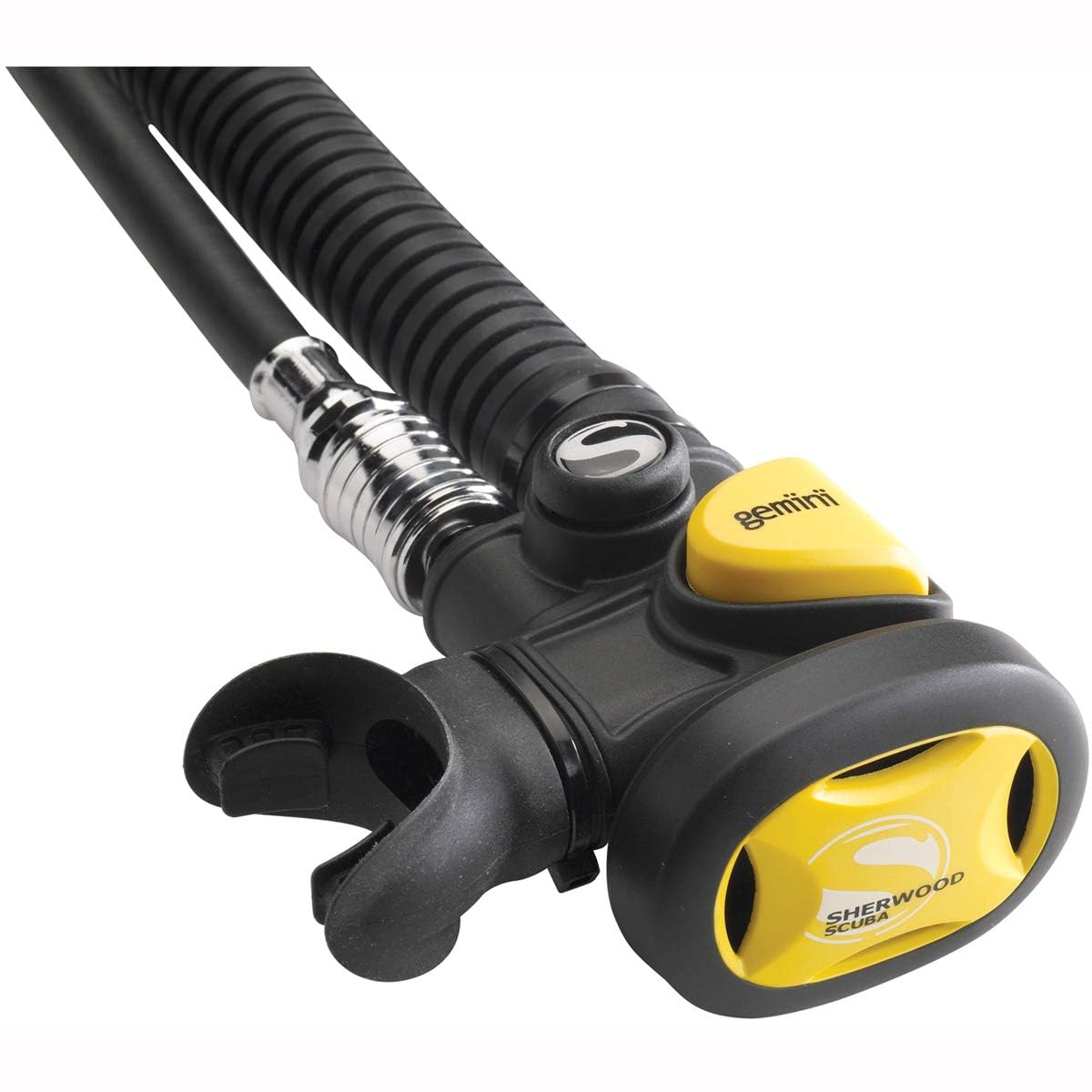SHERWOOD SCUBA Gemini Alternate Air Source & BCD Inflator Combo - All-in-One Diving Regulator for Scuba Gear | Perfect for Emergency Air Sharing & Buoyancy Control Underwater