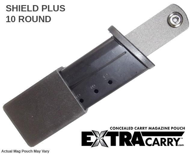 Smith & Wesson M&P Shield Plus 9mm 10 Round Magazine Pouch - Concealed Carry & Range Accessory for Handgun Magazines