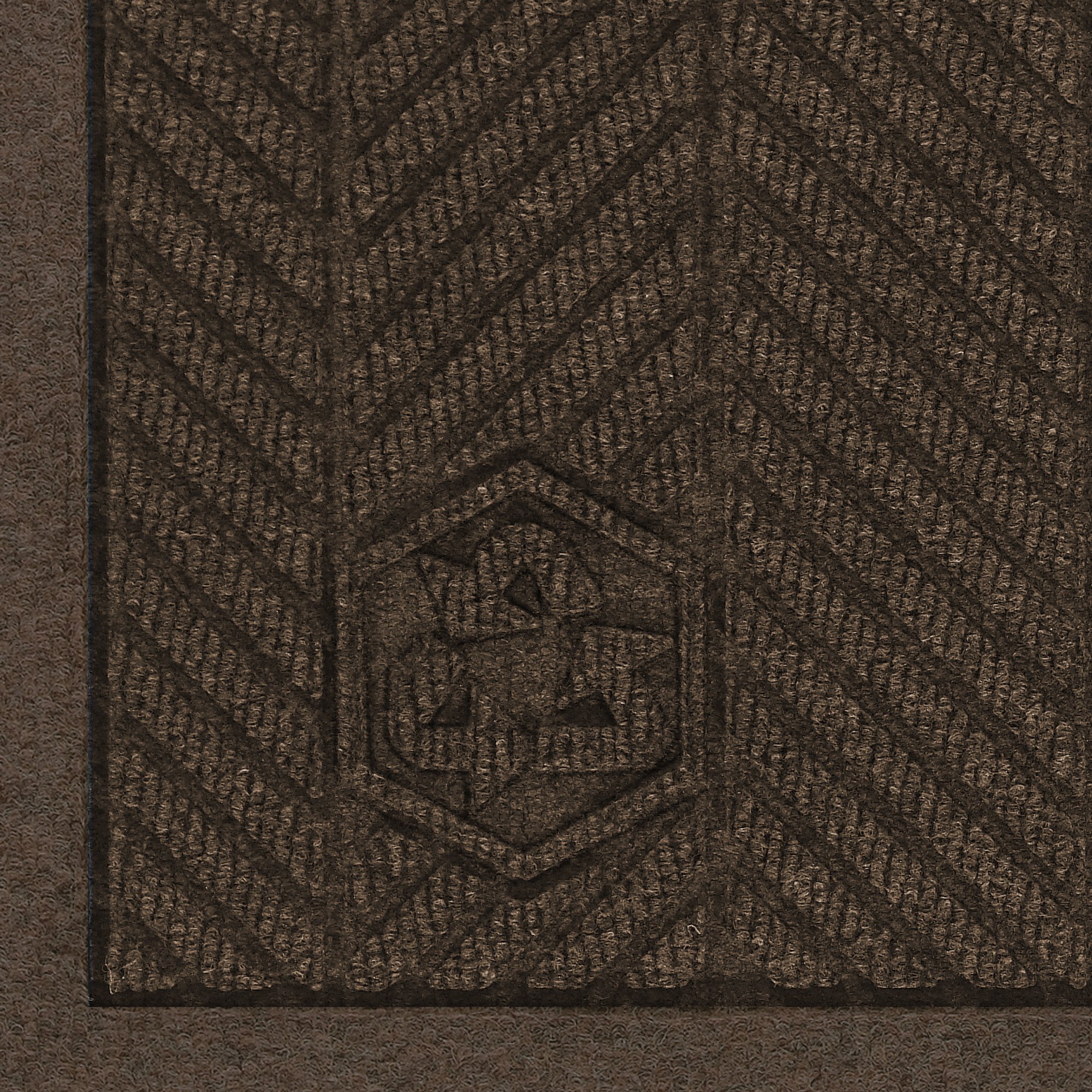Premium M+A Matting 2241 Waterhog Eco Elite Fashion PET Polyester Fiber Doormat - Indoor/Outdoor Use with Non-Slip SBR Rubber Backing - 10' x 4' x 3/8