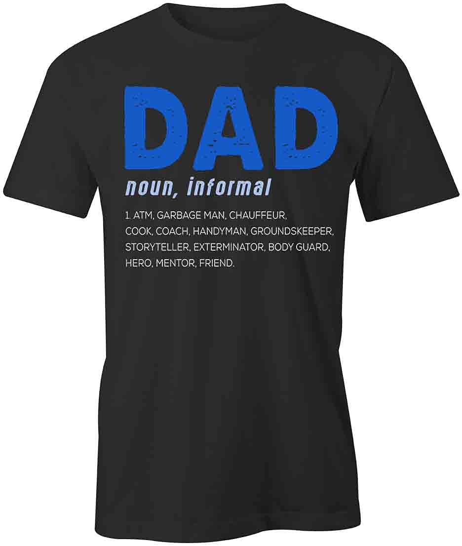 Funny Dad Graphic T-Shirt - Black Printed Cotton Tee for Fathers Day, Birthday & Casual Wear | Cool Dad Gift for Men