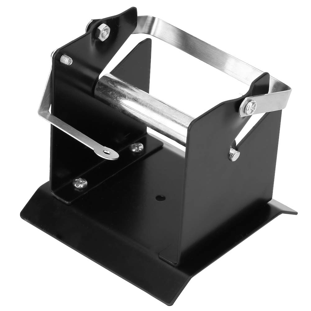 Anti-Static Wire Spool Holder & Solder Reel Stand - Heavy Duty Metal Construction for Electronics Assembly, DIY Projects & Workshop Organization - Perfect for Production Lines, Maintenance Rooms & Home Repair Stations