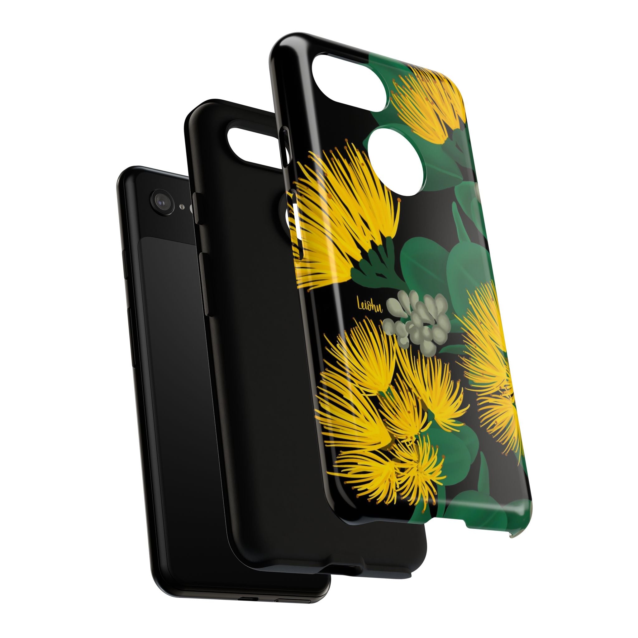 Ōhi'a Lehua Yellow Flower Hawaiian Lei - Perfect for Google Pixel Phone Photography & Hawaiian Themed Events