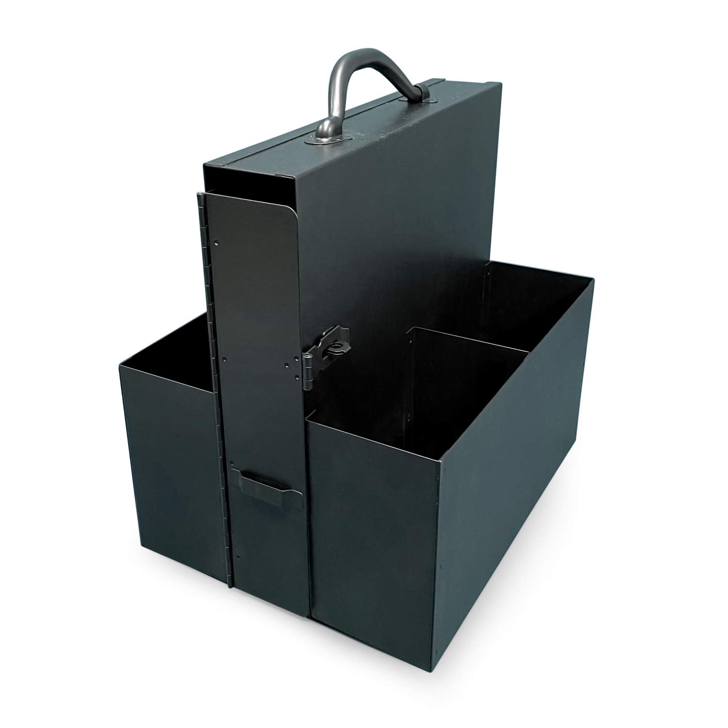 IDL Packaging Portable CA-920 Strapping Dispenser for Steel & Polyester (PET) Strapping Coils - Heavy Duty Box/Case with Extra Storage Tray for Tools, Seals, Gloves - Ideal for Warehouse, Shipping & Industrial Packaging Use