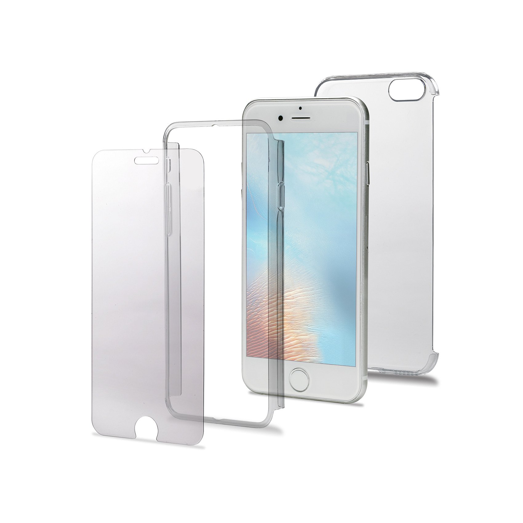 BODY801 Clear Protective Case for iPhone 7 Plus - Slim Fit, Scratch Resistant Cover with Full Access to Ports & Buttons - Perfect for Everyday Use, Work & Travel