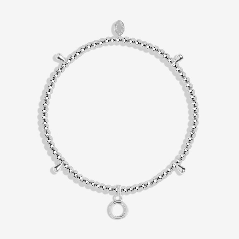 Joma Jewelry Bracelet - A Little Alphabet 'O' Charm Bracelet for Women, Dainty Gold Plated Letter 'O' Bracelet, Minimalist Personalized Jewelry Gift for Her - Perfect for Birthdays, Anniversaries, and Everyday Wear