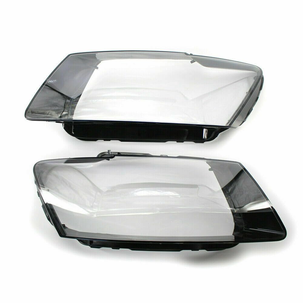 Audi Q5 2013-2017 Headlight Lens Cover Replacement - Clear Headlamp Lenses for Improved Night Visibility & Safety - Perfect for Daily Driving, Road Trips & Off-Road Adventures