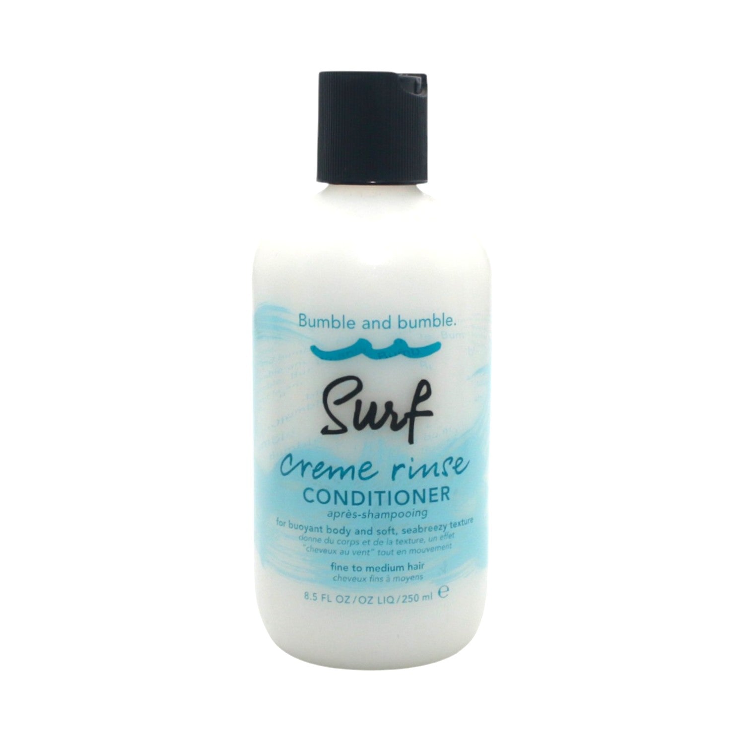 Bumble and Bumble Surf Creme Rinse Conditioner 8.5 oz - Saltwater-Infused Hair Care for Beachy Waves & Texture - Perfect for Post-Swim, Styling, and Everyday Volume