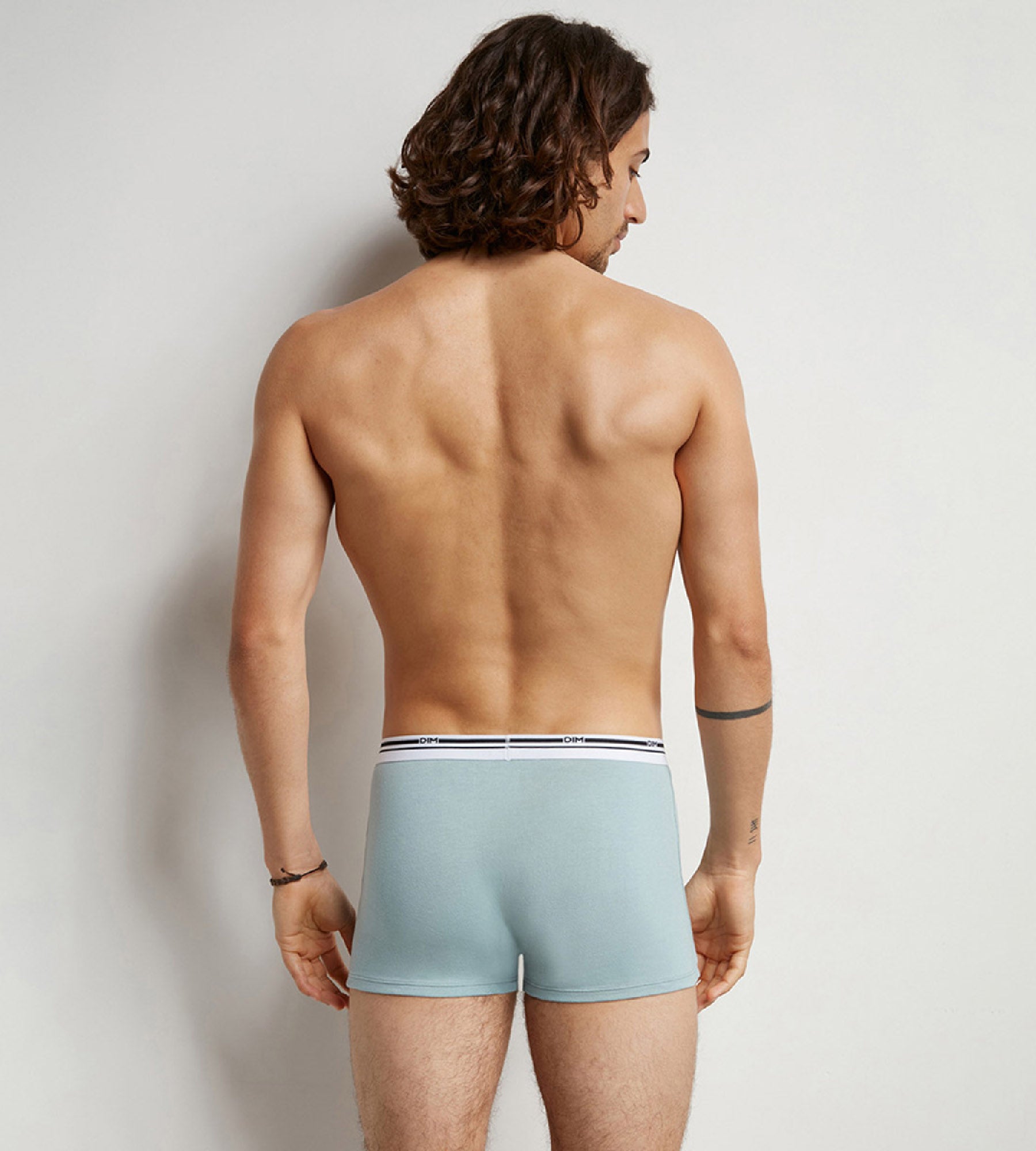 3 Pack Men's Cotton Stretch Boxer Briefs - Blue & Grey Classic Colors for Everyday Comfort & Active Lifestyle