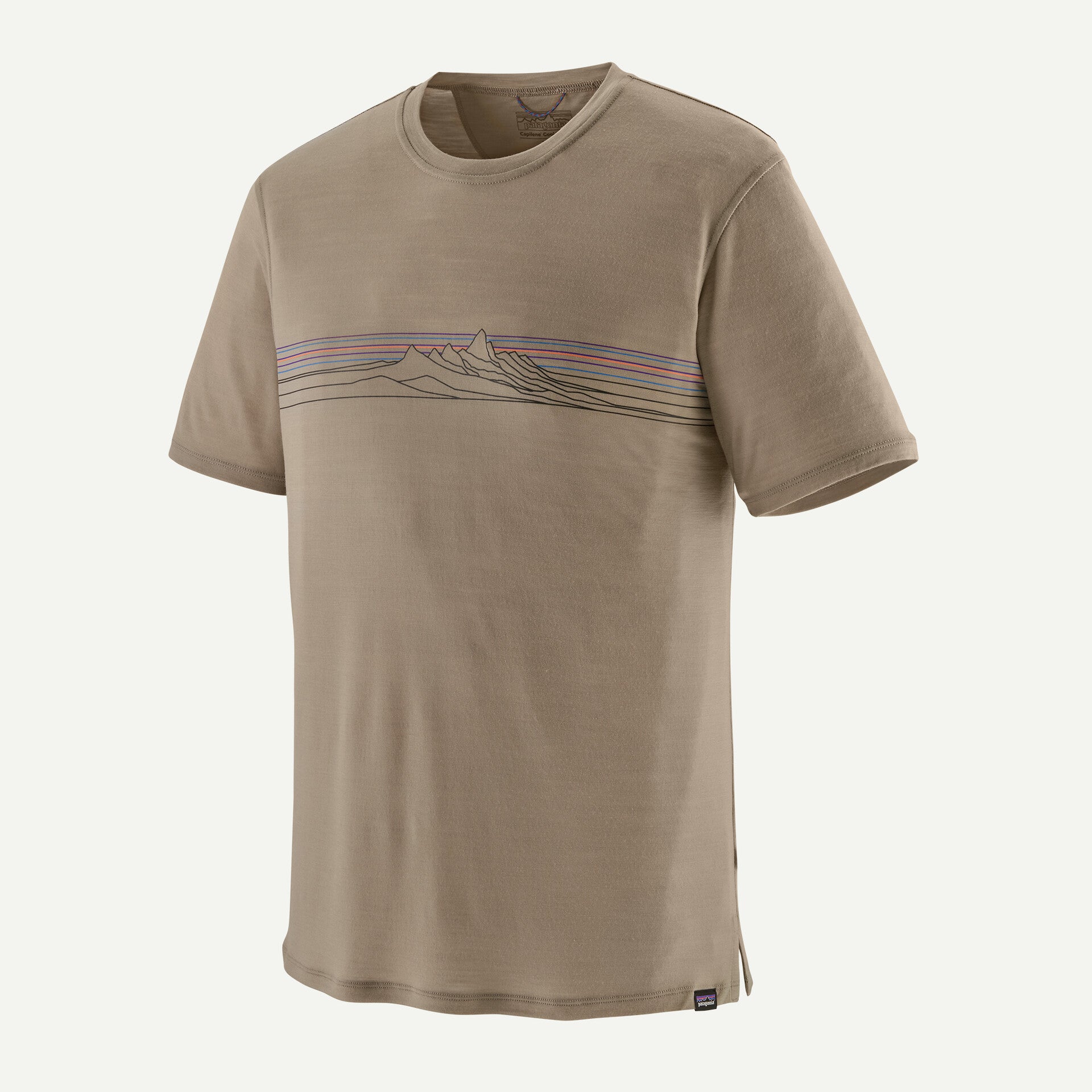 Patagonia Men's Capilene Cool Merino Blend Graphic T-Shirt - Moisture-Wicking & Odor-Resistant Hiking & Outdoor Shirt for Active Lifestyles
