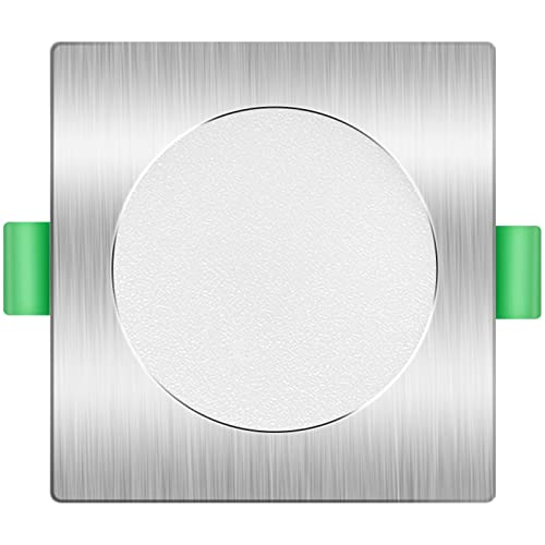 Square Nickel - Diameter 85mm, Cutout 67-75mm