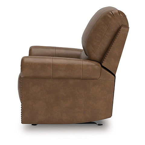 Premium Chasemore Earth Recliner PC5590261 - Ergonomic Comfort for Living Room, Home Theater & Office - Adjustable Leather Reclining Chair with Lumbar Support