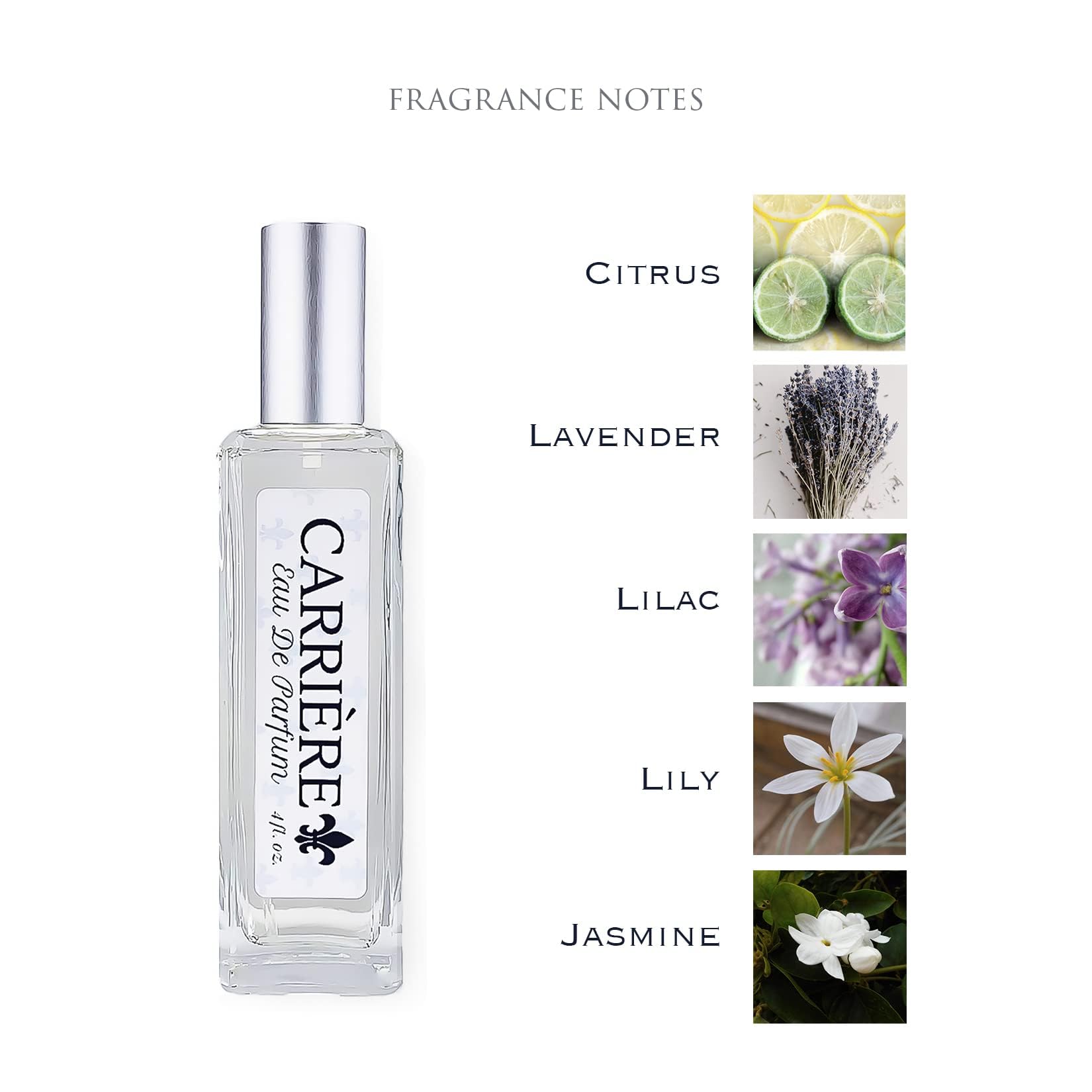Gendarme Carriere Eau De Parfum Spray for Women & Men - 4 oz Cologne Perfume Gift Set with Glass Bottle | Perfect for Daily Wear, Office, Date Night & Special Occasions