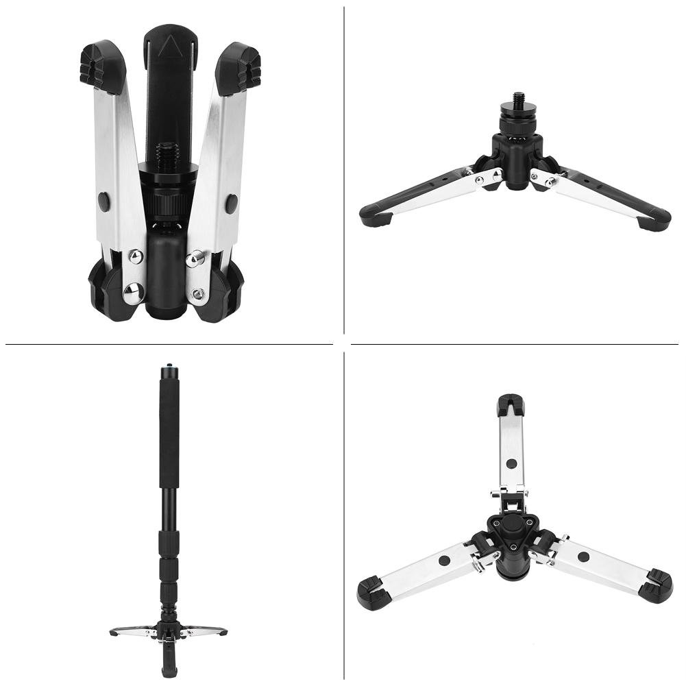 Portable Mini Tripod Stand with 3KG Load Capacity - Universal 3/8 Inch Screw for DSLR Cameras, Smartphones & Action Cameras - Perfect for Travel, Vlogging & Outdoor Photography
