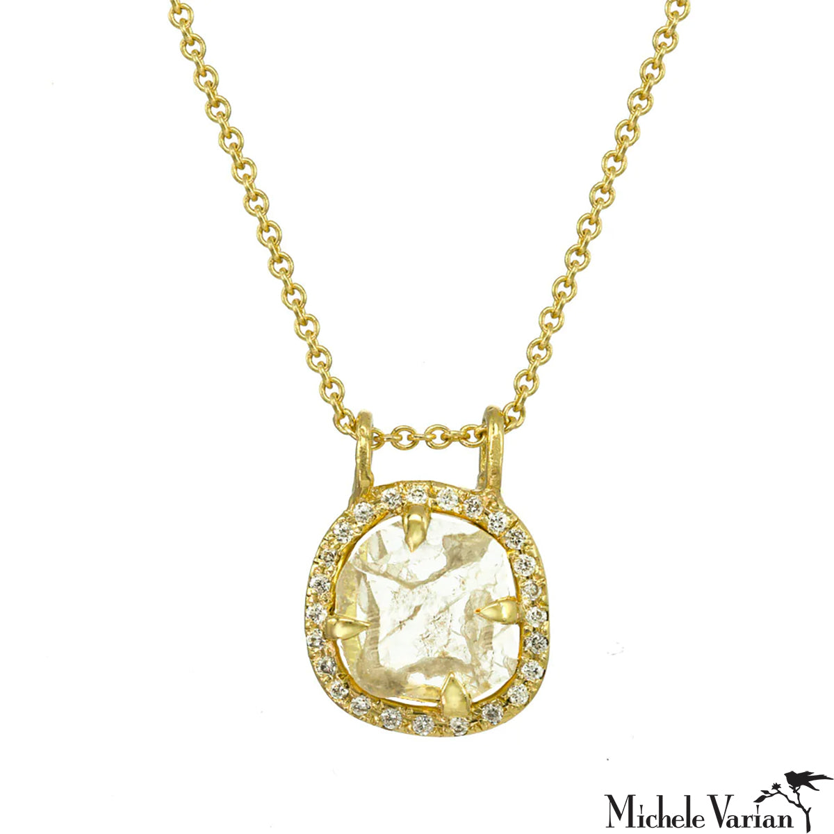 Milky Way Diamond Slice Necklace - Elegant Galaxy Inspired Jewelry for Women | Perfect for Date Night, Anniversary Gifts & Special Occasions