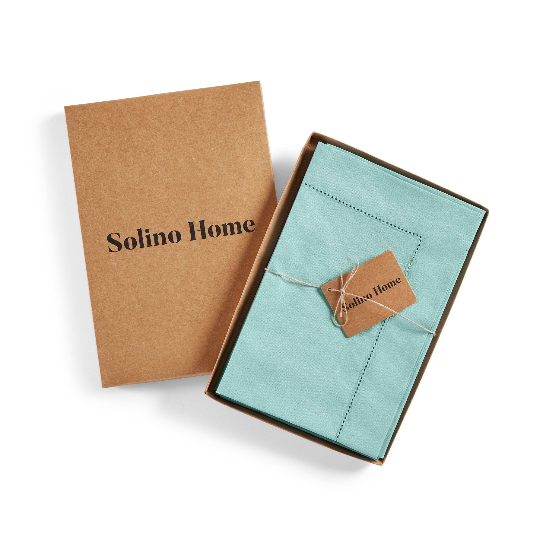Premium Cotton Linen Hemstitch Napkins Set - 100% Natural Fabric Dinner Napkins for Formal Dining, Wedding, and Special Occasions - Elegant Table Decor for Restaurants and Home Entertaining