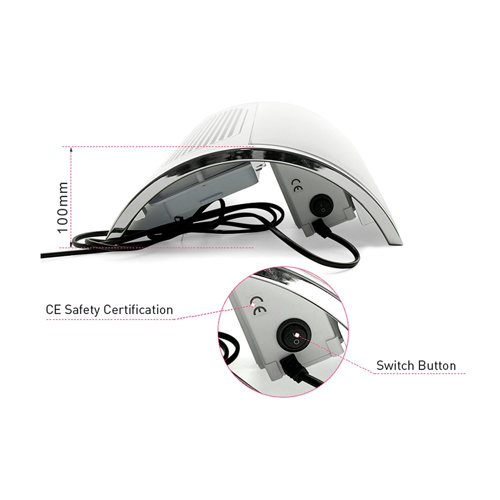 KADS Professional Nail Dust Collector & Suction Fan - High Power Nail Vacuum Cleaner with 2 Dust Bags for Manicure, Nail Art & Salon Cleaning | Perfect for Nail Technicians & Home DIY Beauty Care