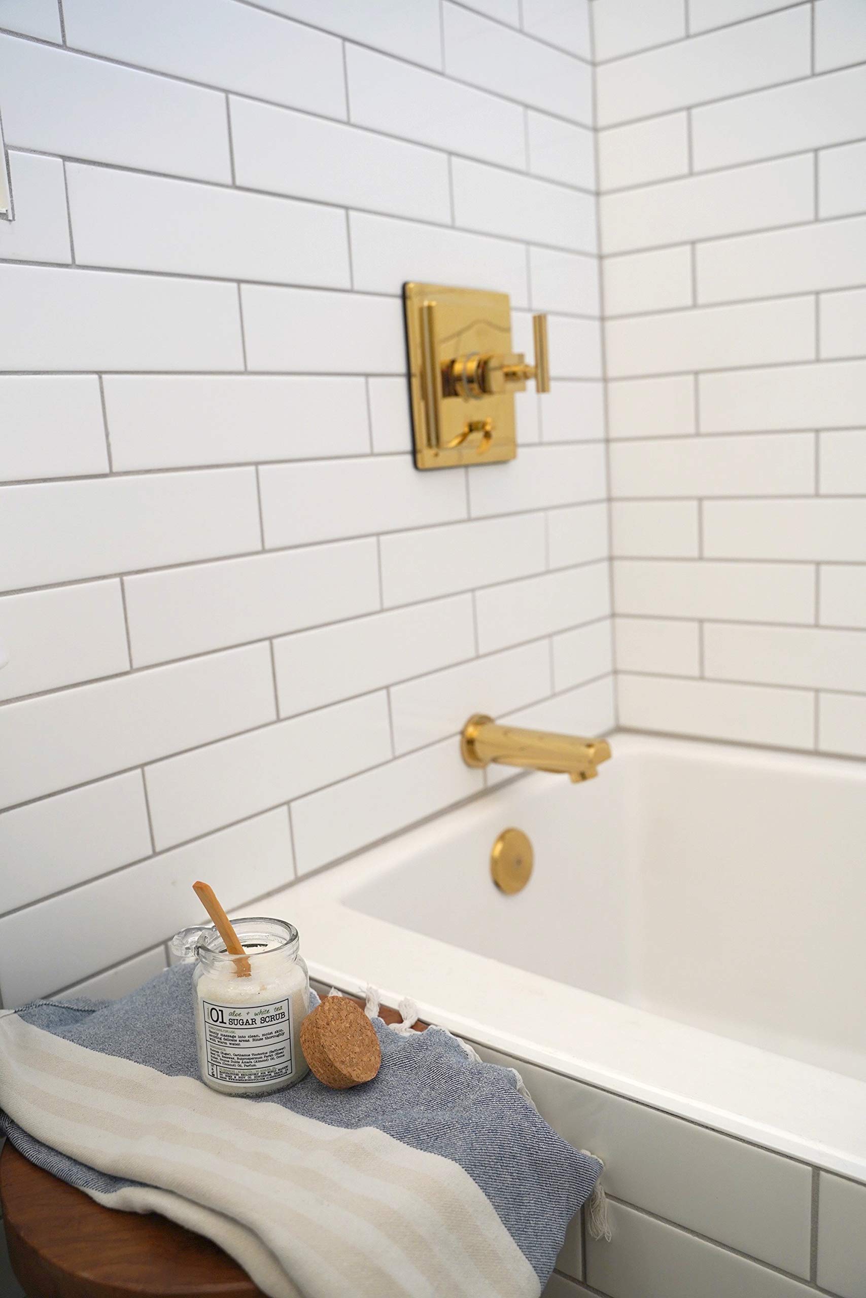 Kingston Brass KB86520CQL Claremont 6-Inch Tub and Shower Faucet in Polished Brass - Perfect for Bathroom Renovation & Luxury Spa Experience