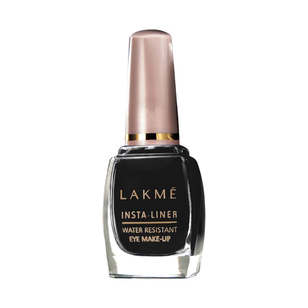 LAKMÉ Insta Matte Finish Black Eyeliner (9ml) & Peach Milk SPF 24 PA+ Sunscreen Moisturizing Lotion (120ml) - Long-Lasting Eye Makeup & Daily Sun Protection for Oily Skin