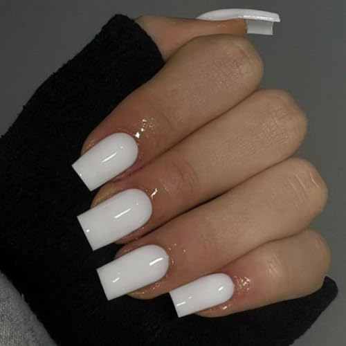 glossy white
