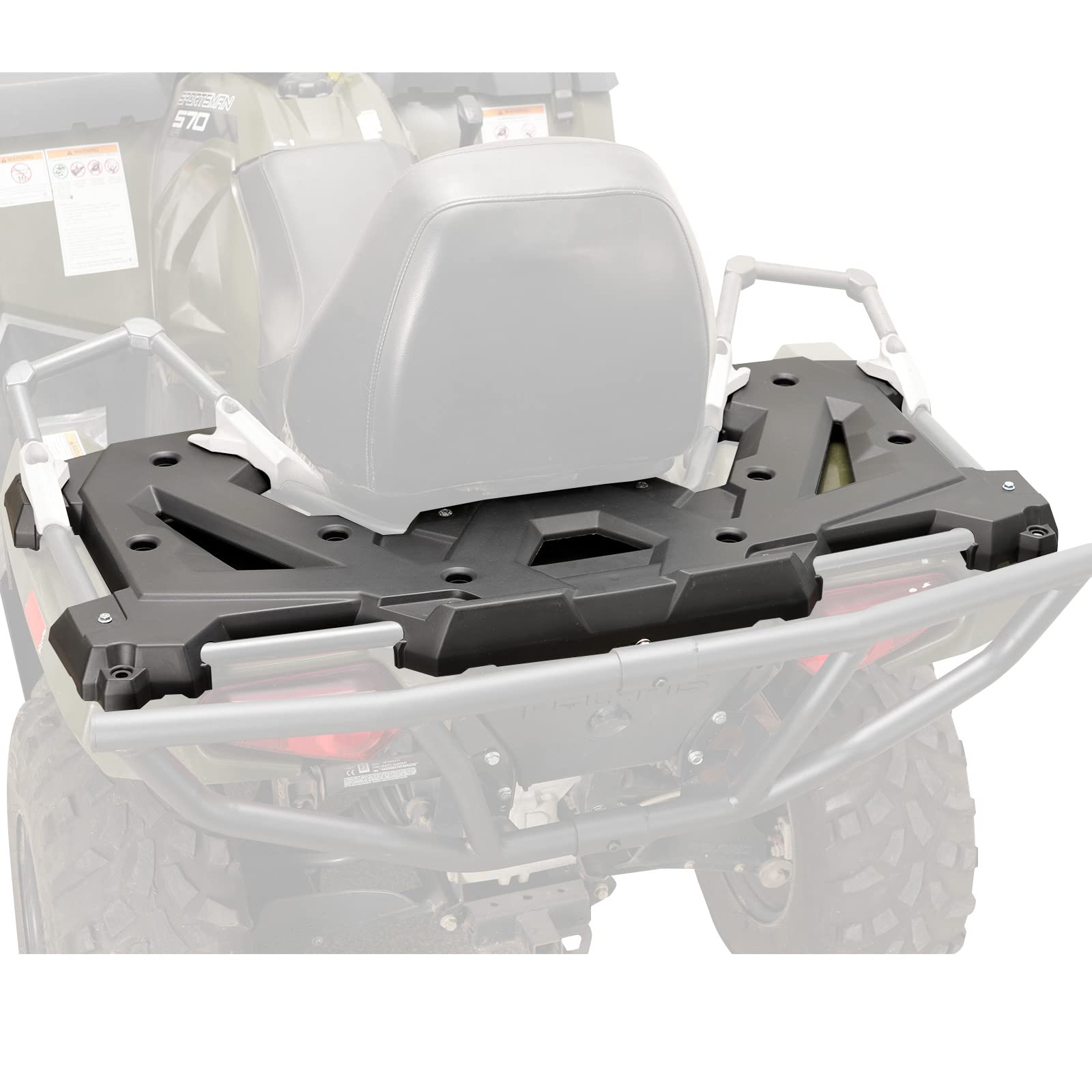 A & UTV PRO Rear Utility Rack Assembly for 2014-2021 Polaris Sportsman Touring SP 570 450 - Heavy Duty ATV Rack Accessories, Black - Replacement for OEM #2635059-070 - Perfect for Offroad Adventures, Hunting & Farm Work