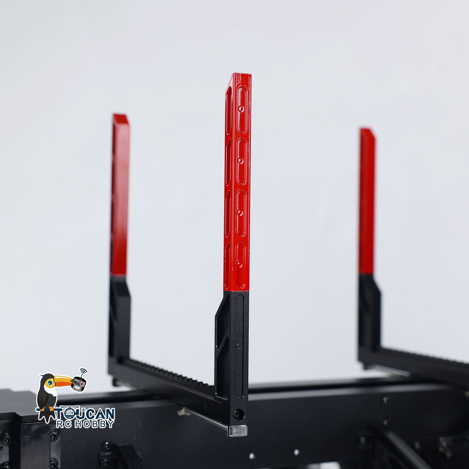 1/14 Scale Custom Hydraulic Metal RC Logging Crane Trailer - Painted & Assembled with LED Light System (99x40x20cm) - Perfect for RC Construction & Logging Simulation, Heavy Duty Hauling & Off-Road Scenarios