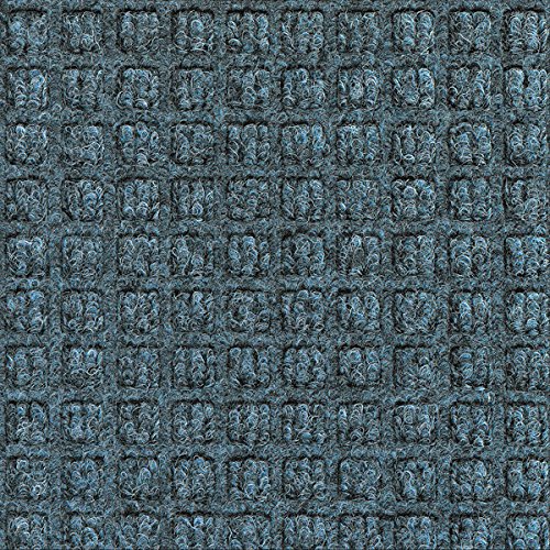Waterhog Classic Entrance Mats - Bluestone 3' x 12' Heavy Duty Doormat for Home & Office - Indoor/Outdoor Use, High-Traffic Areas, Mud & Dirt Trapping