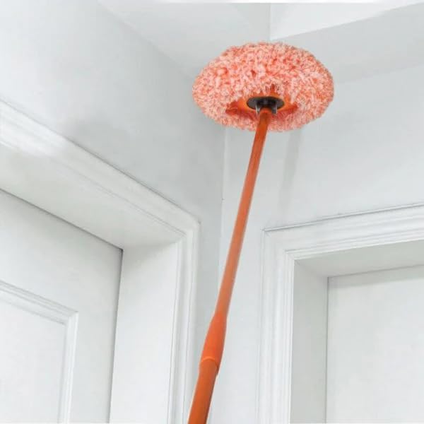 2024 New 360° Rotatable Adjustable Spin Mop with Extendable Handle - Microfiber Easy Cleaning Mop with 3 Replaceable Heads - Perfect for Floors, Walls, and Hard-to-Reach Areas