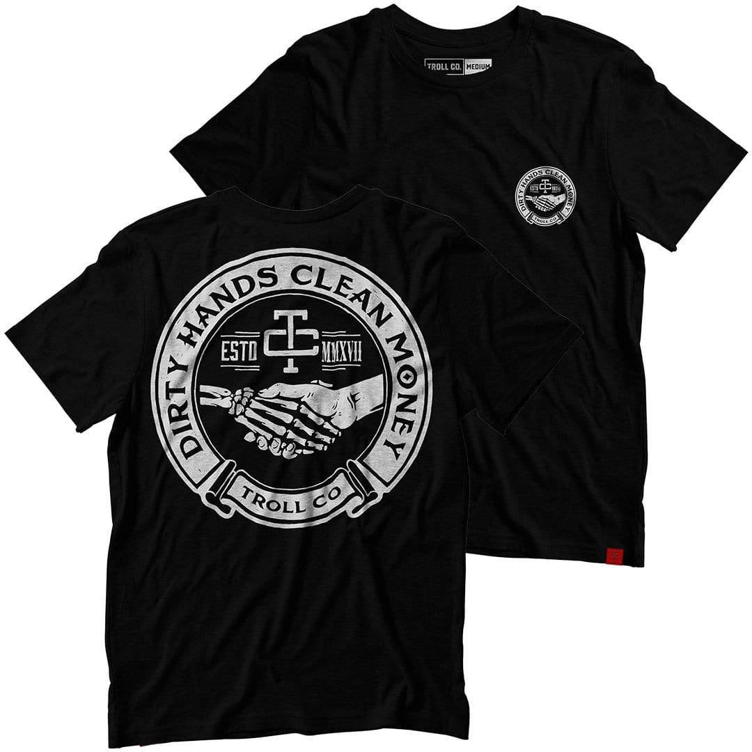DHCM Haggler Men's Black T-Shirt - Comfortable Casual Tee for Everyday Wear, Street Style & Outings