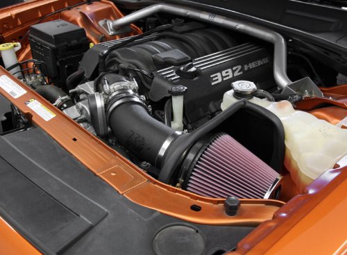 K&N 63-1565 High Performance Air Intake System with Red Air Filter Wrap - Upgrade Your Vehicle's Power & Fuel Efficiency - Perfect for Racing, Off-Road & Daily Driving