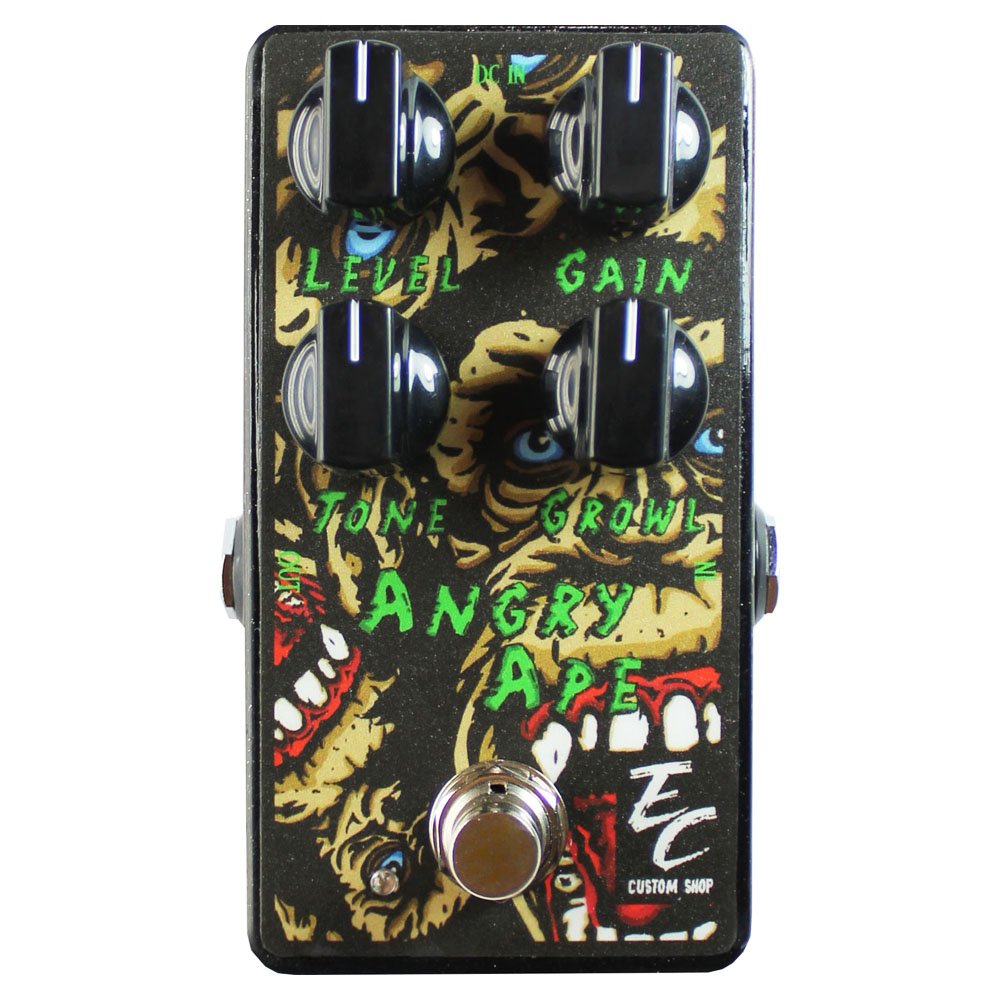 Angry Ape Fuzz Bass Pedal - Vintage Style Guitar Effects Pedal for Musicians | Perfect for Rock, Blues & Studio Recording
