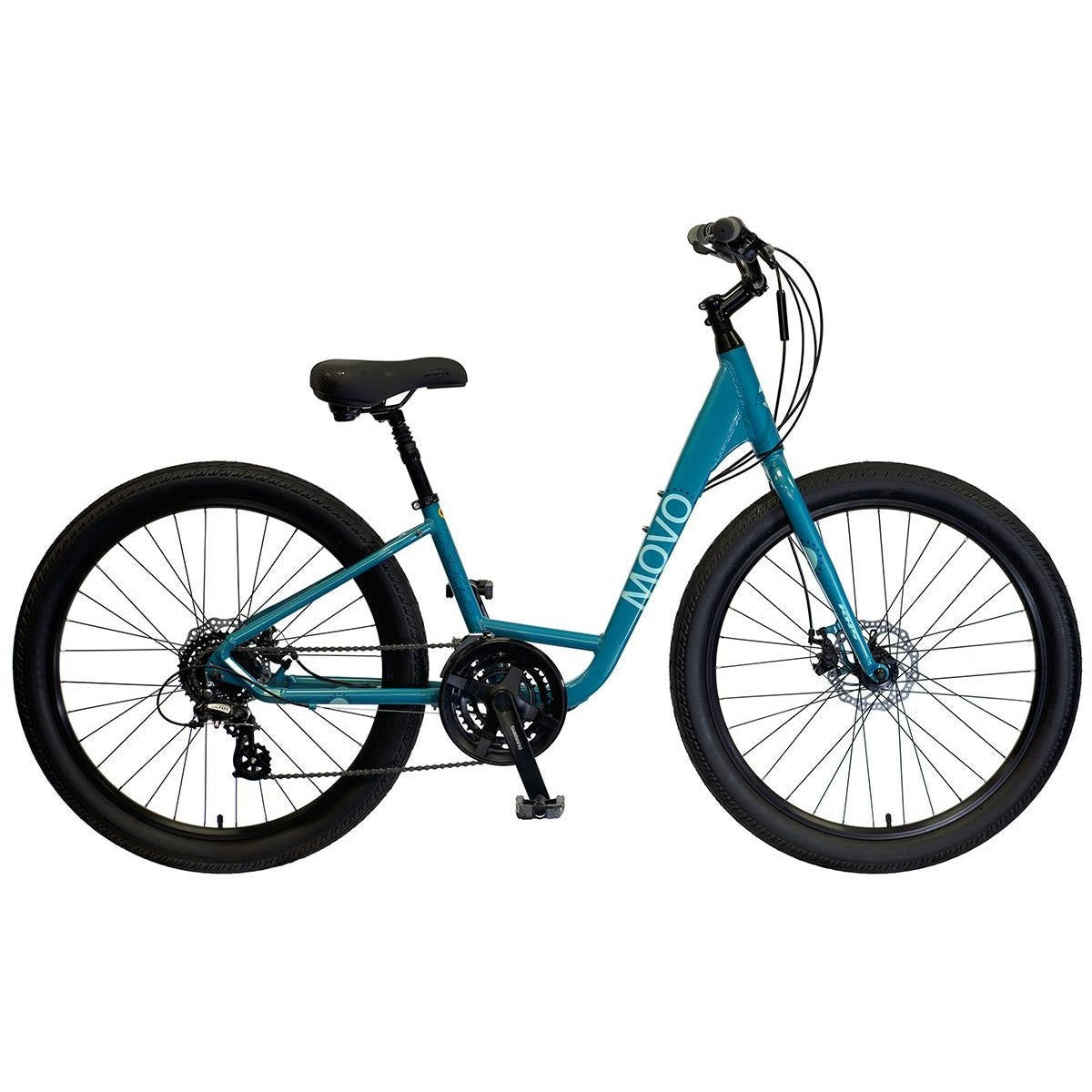 KHS Movo 1.0 Step-Thru Electric Bike 2024 - Commuter E-Bike for Urban Riding & Leisure Cycling