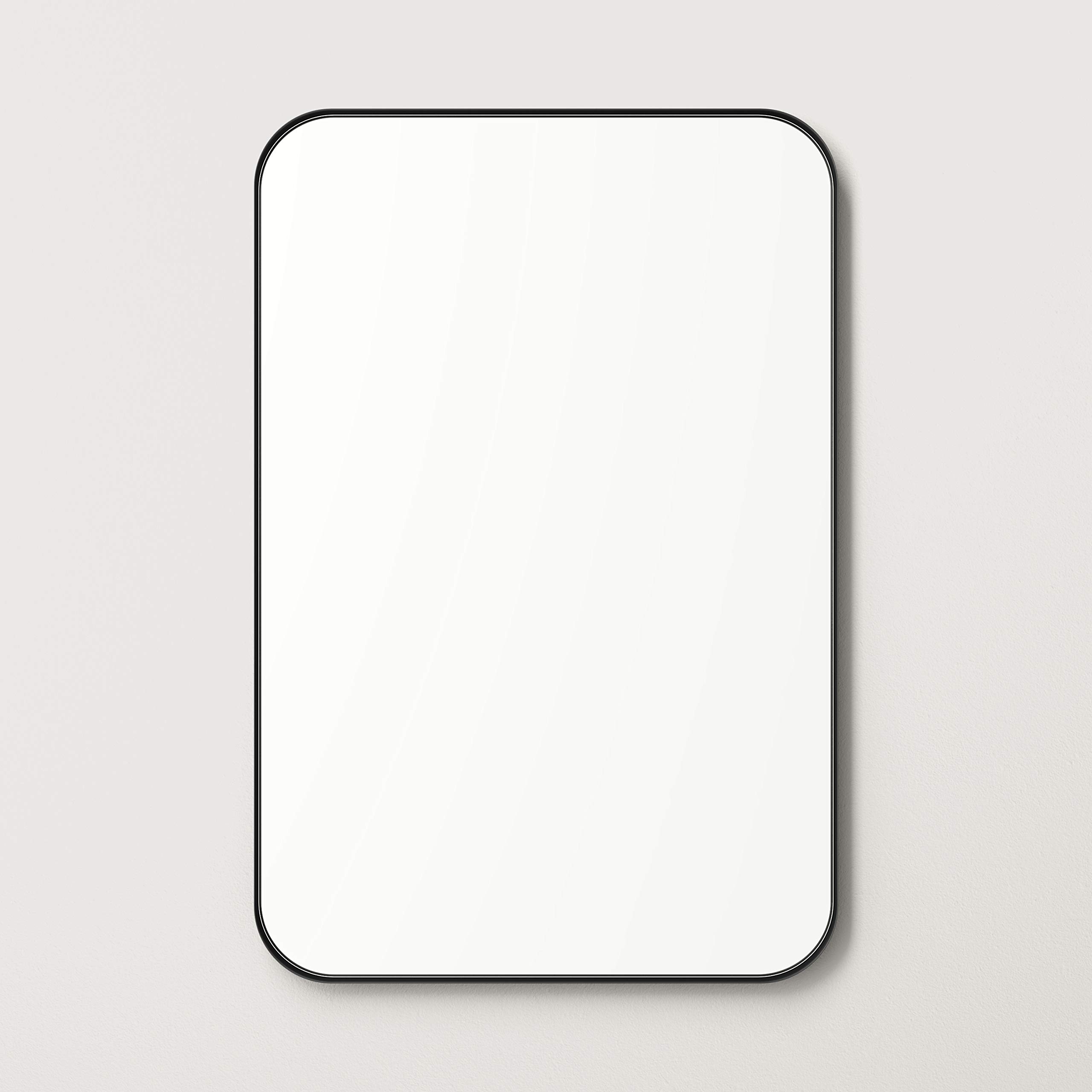 Better Bevel Wall Mirror - Black Metal Frame Bathroom Vanity Mirror 24