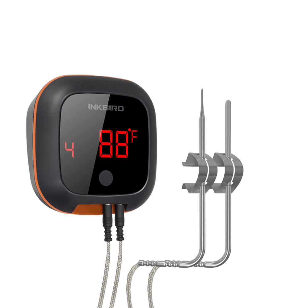 Wireless Bluetooth BBQ Thermometer IBT-4XS - Smart Meat Thermometer for Grilling, Smoking, and Cooking - Perfect for Backyard BBQs, Camping, and Outdoor Cooking