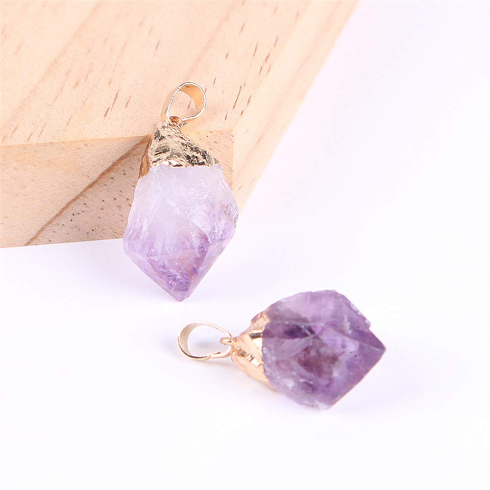 Handmade Raw Quartz Gemstone Pendant - Irregular Healing Crystal Necklace for Women | Spiritual Jewelry for Meditation, Energy Balancing & Chakra Healing