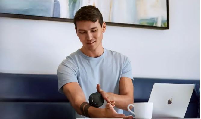 Hyperice Hypersphere Go - Vibrating Massage Ball for Muscle Recovery & Pain Relief - Portable Myofascial Release Tool for Athletes, Gym & Home Use - FSA/HSA Eligible - Perfect for Post-Workout Recovery & Travel