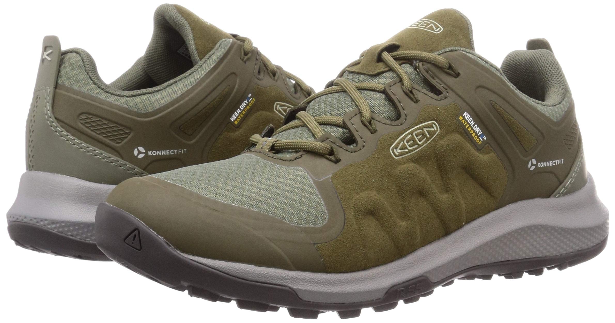 KEEN Women's Explore Waterproof Hiking Shoes - Lightweight & Comfortable Outdoor Boots for Trail Walking, Camping & Travel | All-Day Adventure Footwear