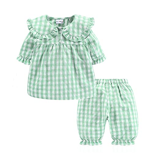 Peter Pan Collar Green