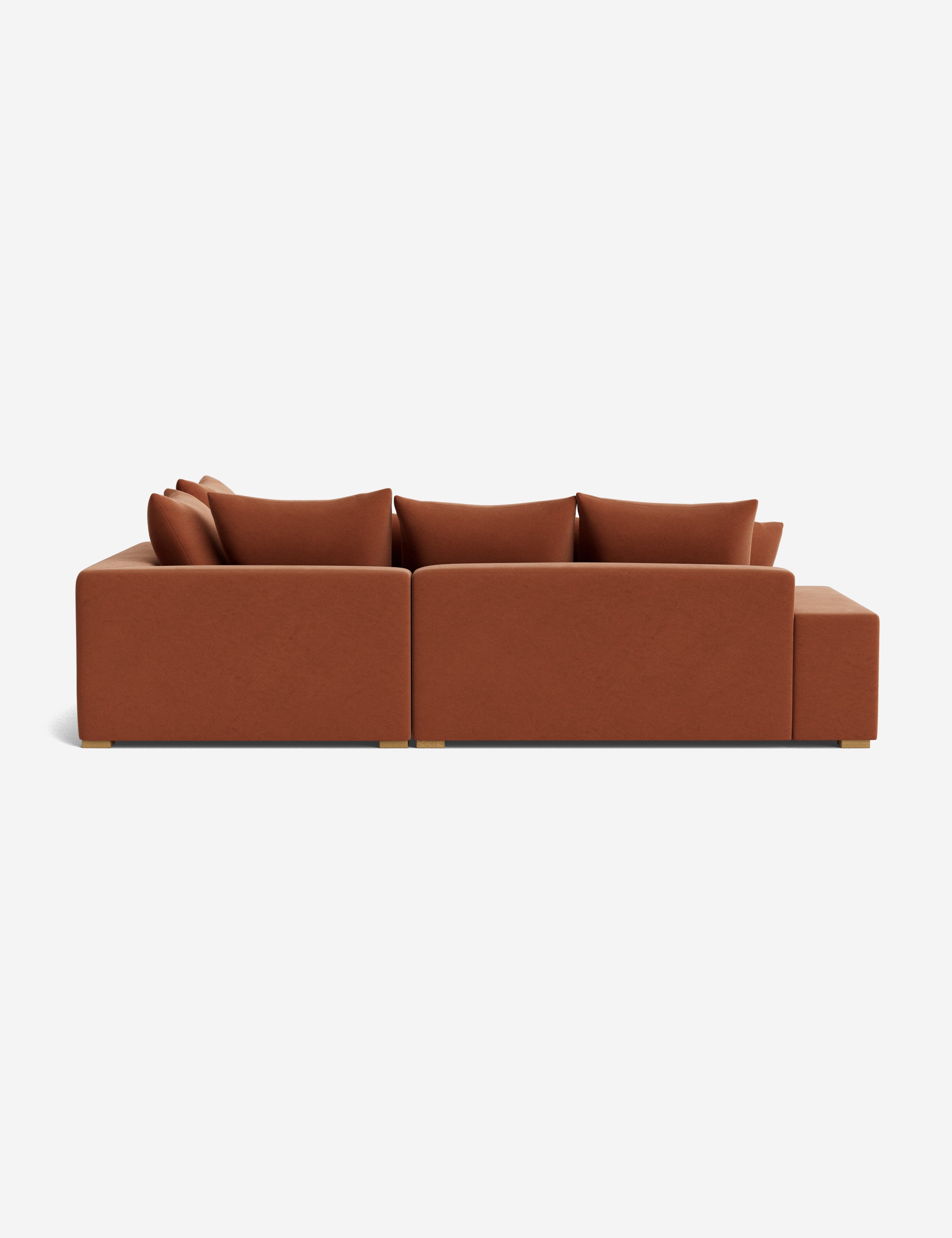 Stylish Clayton Sectional Sofa - Modern L-Shaped Couch for Living Room, Home Theater & Lounge Areas | Comfortable Fabric Upholstery & Spacious Seating