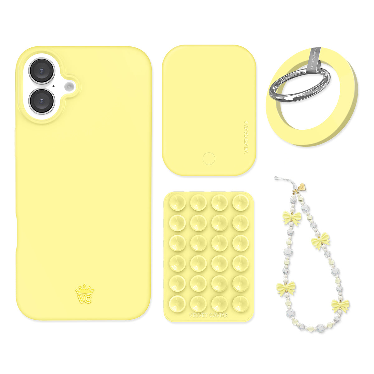 Butter Yellow iPhone Case with Grip - Shockproof & Anti-Slip Phone Cover for iPhone 13/14/15 Pro Max - Perfect for Outdoor Activities, Workouts & Daily Use